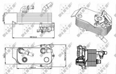 WILMINK GROUP wg1720020 -  масляный радиатор, двигательное масло